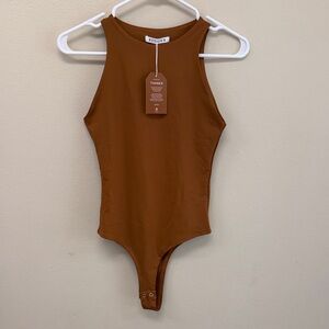 ReoRia Brown Bodysuit NWT SzXS